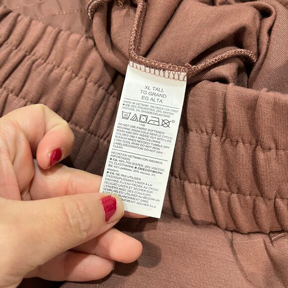 Old Navy Active Bounce Fleece High Rise Wide Leg Sweatpants XL Tall Lounge - Picture 6 of 8